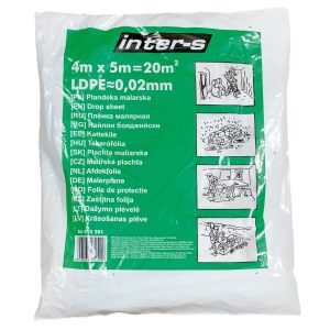 Folie de protectie neagra 5x4m grosime 20 microni Inter-S - Inter-S, simple