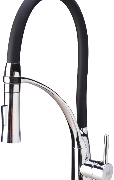 Baterie Bucatarie Pipa Flexibila si Suport Fixare - simple, Baterii Sanitare