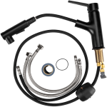 Baterie Lavoar 3 Functii Negru - simple, Baterii Sanitare