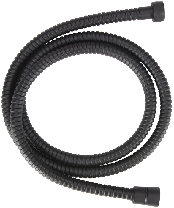 Furtun Dus Inox Negru EvoSanitary - simple, Baterii Sanitare