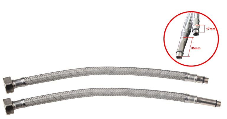 Racord Flexibil Baterie Inox - simple, Baterii Sanitare